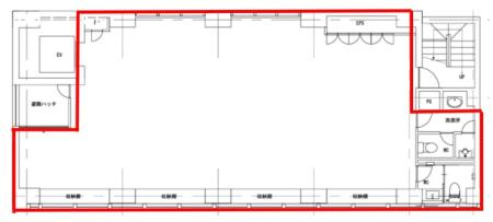 ACN日本橋リバーサイド基準階図面