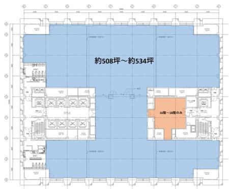 第一生命日比谷ファースト基準階図面