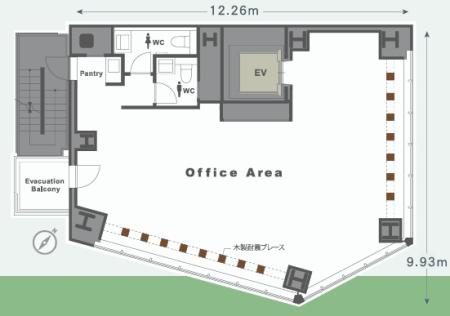 コエル渋谷基準階図面