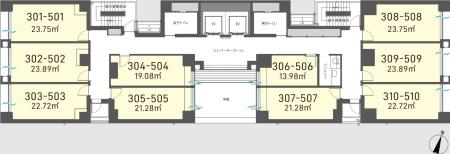 H1O日本橋小舟町3~5階