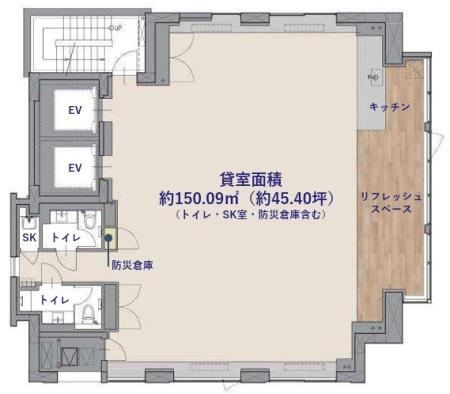 ASOOM新橋基準階図面