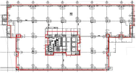 MFPR麹町ビル基準階間取り図