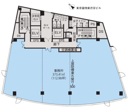 東京建物東渋谷ビル基準階図面