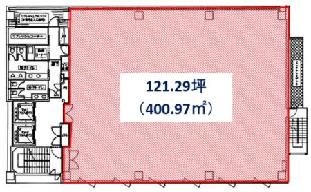 グラスシティ後楽基準階間取り図