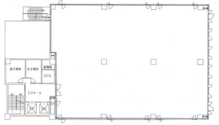  芝５２０ビル基準階間取り図