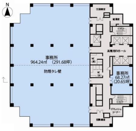 アルカイースト基準階図面