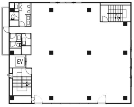 銀座上一ビルディング基準階図面