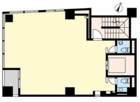 日本橋本町東石ビル基準階図面
