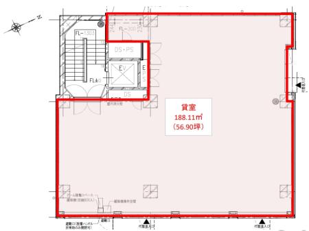 GINZA M TOWER基準階図面