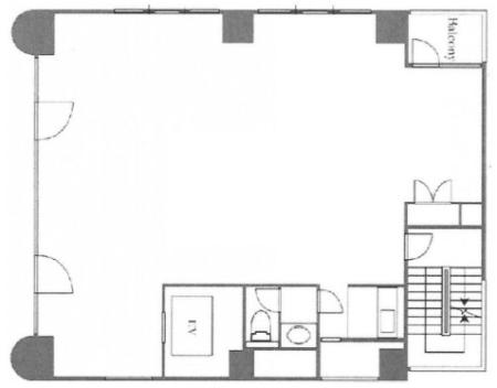 新光第５ビル基準階間取り図