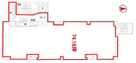 井門九段北ビル基準階図面