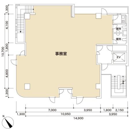 ＫＫＹビル基準階間取り図