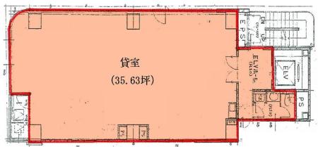 第一泉ビル基準階間取り図