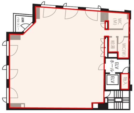 九段誠和ビル基準階間取り図