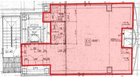 四谷学院ビル基準階間取り図