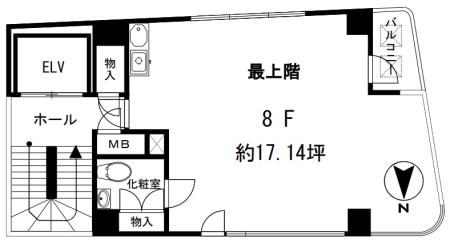 天台ビル8階