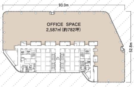 赤坂インターシティAIR基準階図面