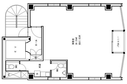 STビル基準階図面