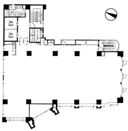 古賀オールビル基準階図面