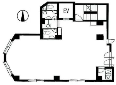 三田レオマビル基準階図面