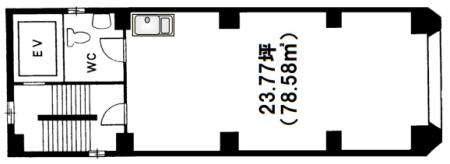 新宿須田ビル基準階図面