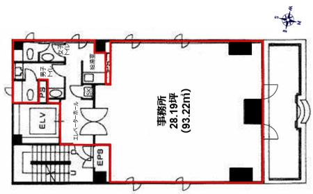 第2秩父屋ビル基準階図面