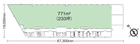 武蔵野ニッセイプラザ基準階図面
