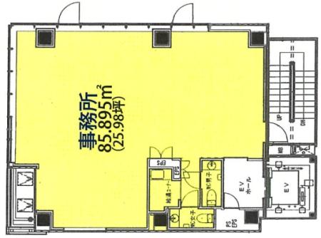 NEXUS日本橋基準階図面