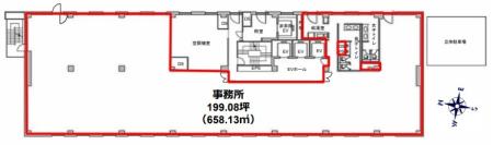 Daiwa西新宿ビル基準階図面