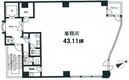 ビリーヴ新宿基準階図面