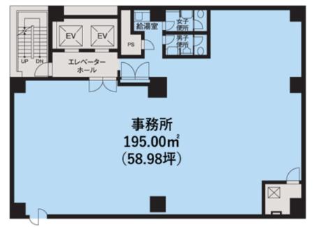東京建物青山通りビル基準階図面