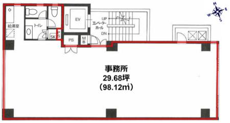 稲垣ビル基準階図面