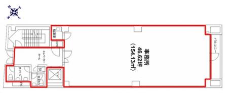 シグマ銀座ファーストビル基準階図面