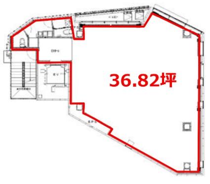 Ｓｒｅｅｄ　ＥＢＩＳＵ基準階間取り図