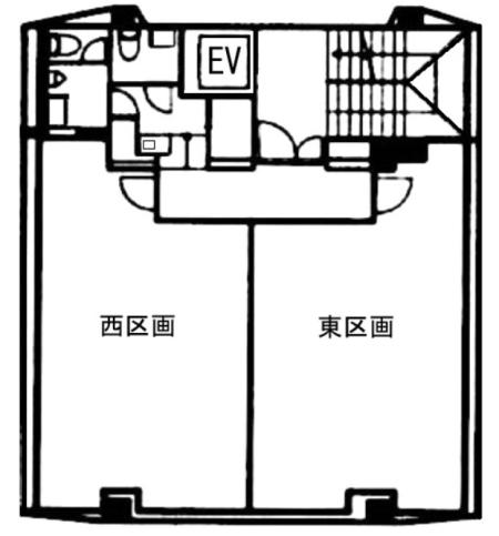日本橋滄浪閣ビル基準階図面