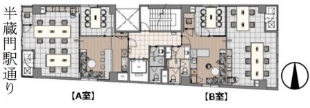 NOVEL WORK 半蔵門基準階図面
