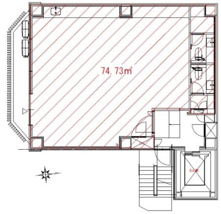 ＵＤ内神田三丁目ビル基準階図面