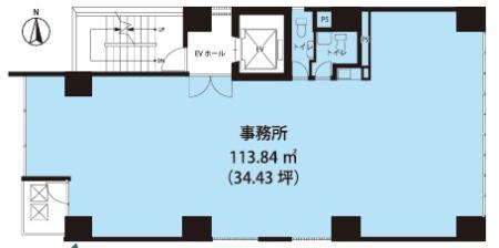 朝川ビル基準階図面