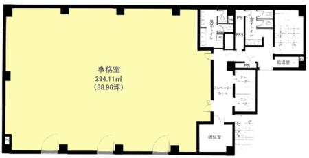 日本橋イーストビル基準階図面