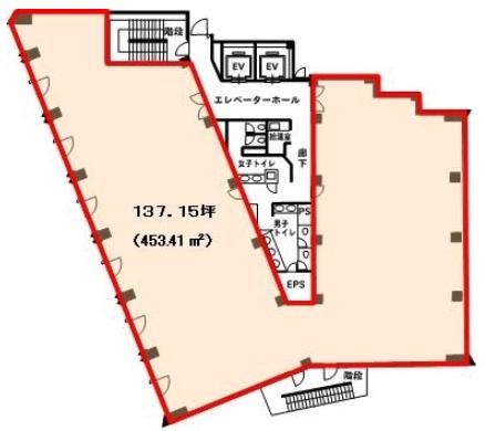 平田ビル基準階図面