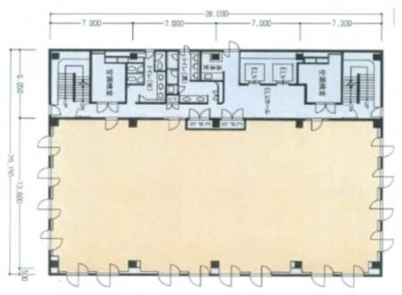アステール茅場町基準階図面