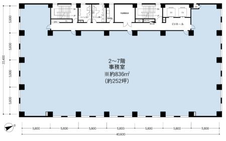 KDX御茶ノ水ビル基準階図面