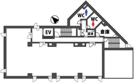 富士火災今里ビル基準階図面