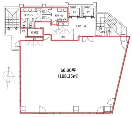 Ｙ・Ｓビル基準階間取り図