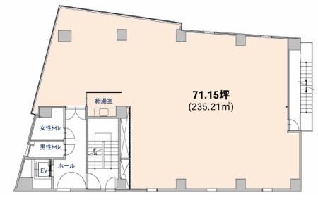 イマス浜田ビル基準階図面