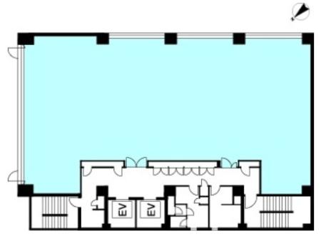 NREG芝公園ビル基準階図面