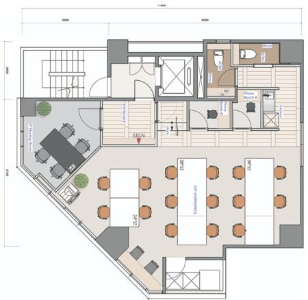 神田ノースフロント基準階間取り図