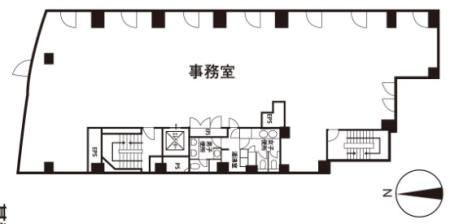 いちご半蔵門ビル基準階間取り図
