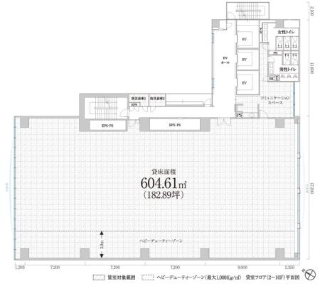 ＰＭＯ田町Ⅱ基準階図面