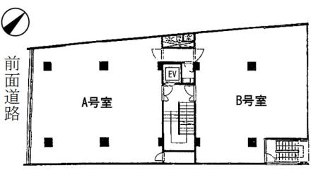 東都赤坂ビル基準階図面